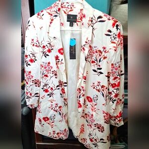 Worthington Floral Blazer Size Small